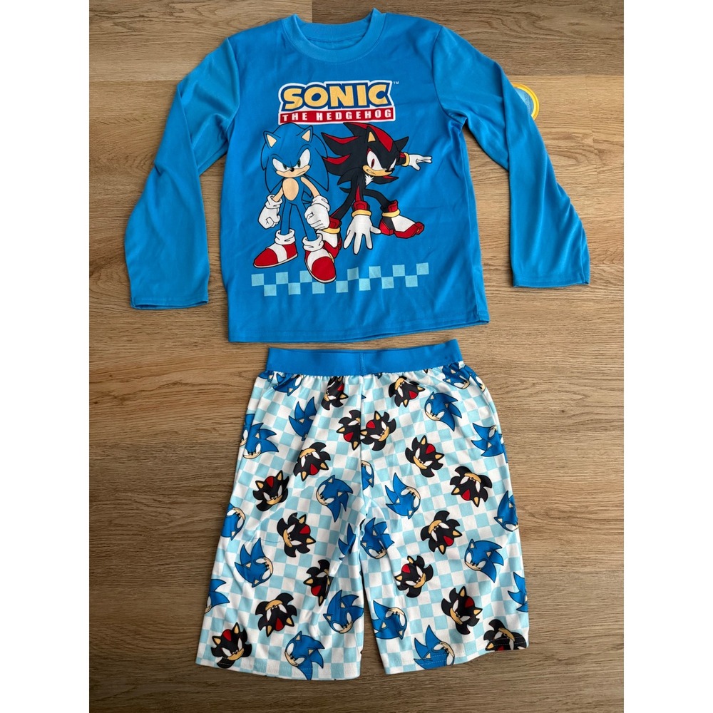 Boys pajamas set sonic the hedgehog small 6/7